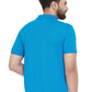Cotton Blend Solid Half Sleeves Mens Polo T-Shirt